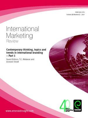 cover image of International Marketing Review, Volume 24, Issue 3